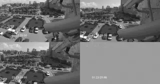 Установка систем видеонаблюдения на парковке в Сосновом Боре в октябре